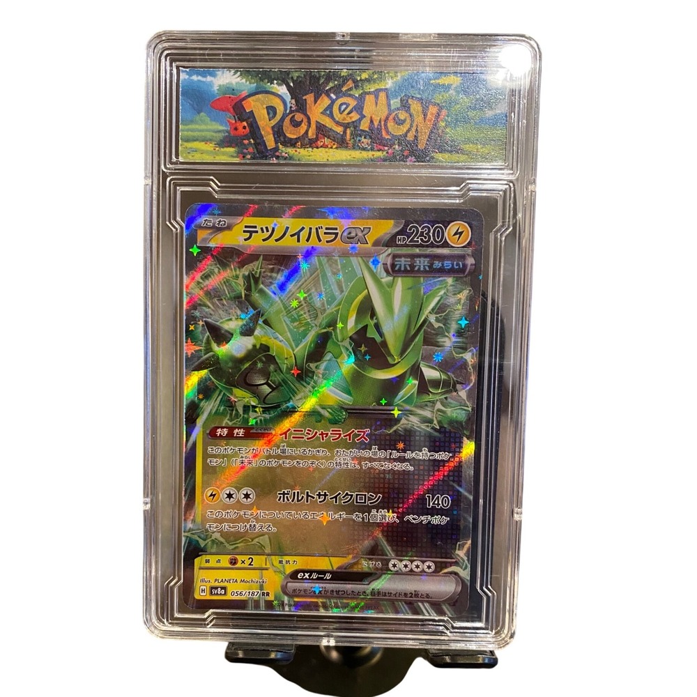 Iron Thorns ex‎ Pokemon Card - Japanese SV4K 056/187 Custom Pokemon Case